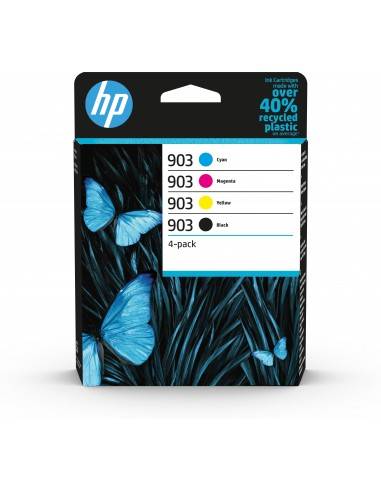 HP Paquete de 4 cartuchos de tinta Original 903 negro cian magenta amarillo