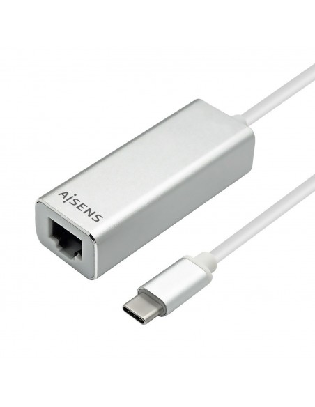 AISENS Conversor USB 3.1 Gen1 A USB C A Ethernet Gigabit 10 100 1000 Mbps, 15cm
