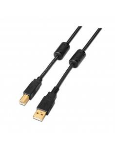 AISENS A101-0011 cable USB 5 m USB 2.0 USB A USB B Negro