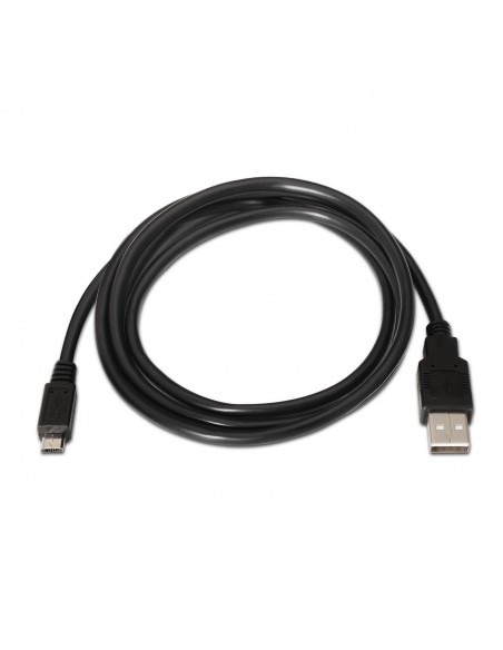 AISENS A101-0028 cable USB 1,8 m USB 2.0 USB A Micro-USB B Negro