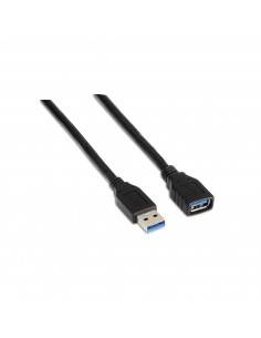 AISENS A105-0041 cable USB 1 m USB 3.2 Gen 1 (3.1 Gen 1) USB A Negro
