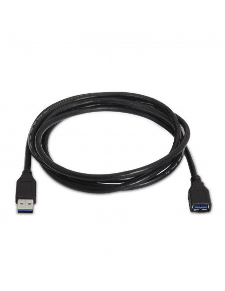 AISENS A105-0042 cable USB 2 m USB 3.2 Gen 1 (3.1 Gen 1) USB A Negro