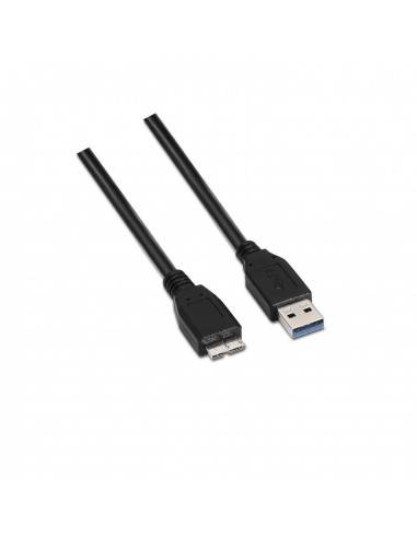 AISENS A105-0044 cable USB 2 m USB 3.2 Gen 1 (3.1 Gen 1) USB A Micro-USB B Negro