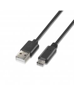 AISENS A107-0051 cable USB 1 m USB 2.0 USB A USB C Negro