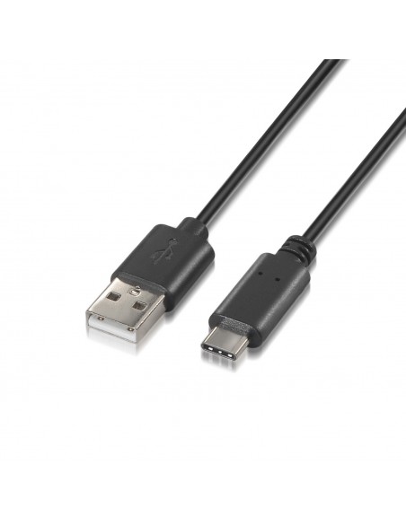 AISENS A107-0051 cable USB 1 m USB 2.0 USB A USB C Negro