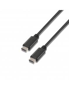 AISENS A107-0056 cable USB 1 m USB 2.0 USB C Negro
