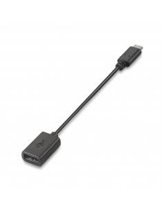 AISENS A107-0059 cable USB 0,15 m USB 2.0 USB C USB A Negro