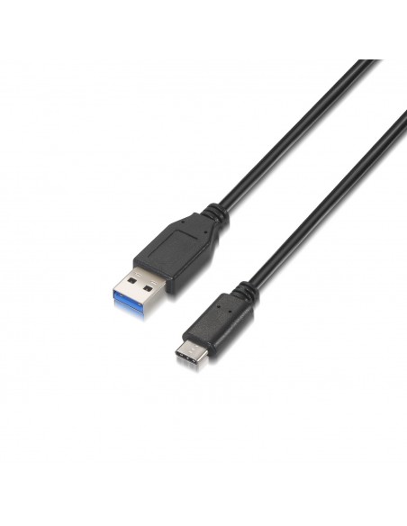 AISENS A107-0060 cable USB 1 m USB 3.2 Gen 2 (3.1 Gen 2) USB A USB C Negro