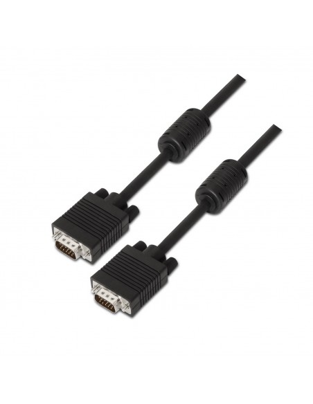 AISENS A113-0075 cable VGA 15 m VGA (D-Sub) Negro