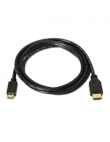 AISENS A119-0114 cable HDMI 1,8 m HDMI tipo A (Estándar) HDMI Type C (Mini) Negro