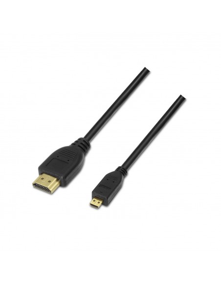 AISENS A119-0117 cable HDMI 1,8 m HDMI tipo A (Estándar) HDMI tipo D (Micro) Negro