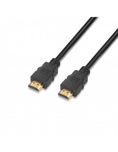 AISENS Cable HDMI V2.0 Premium alta velocidad   HEC 4k@60Hz 18Gbps con repetidor, A M-A M, Negro, 10 m