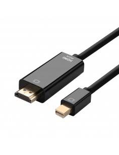 AISENS A125-0458 adaptador de cable de vídeo 3 m Mini DisplayPort HDMI Negro