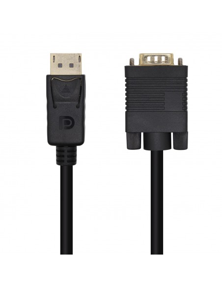 AISENS Cable Conversor DisplayPort A VGA, DP M-VGA M, Negro, 3.0m