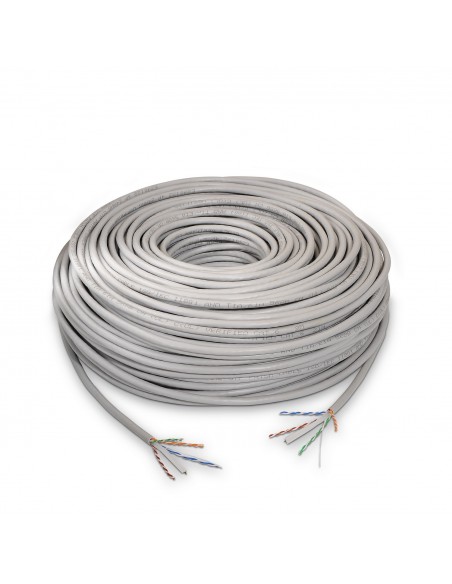 AISENS A135-0261 cable de red Gris 100 m Cat6 U UTP (UTP)