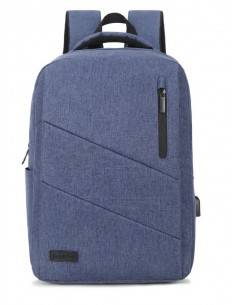 SUBBLIM City Backpack Mochila para portátil 15.6", Poliéster Oxford, Azul