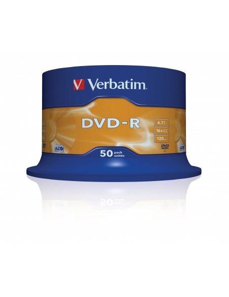 Verbatim DVD-R Matt Silver 4,7 GB 50 pieza(s)