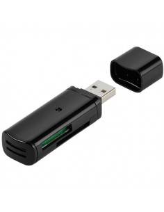 Vivanco IT-USBCR lector de tarjeta USB 2.0 Negro