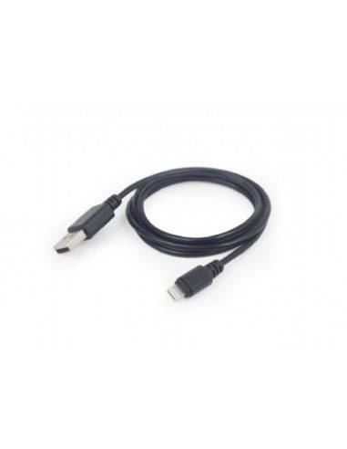 Gembird CC-USB2-AMLM-1M cable USB USB A Micro-USB B Lightning Negro