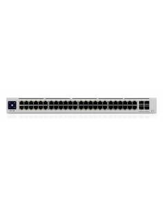 Ubiquiti Networks UniFi Pro 48-Port PoE Gestionado L2 L3 Gigabit Ethernet (10 100 1000) Energía sobre Ethernet (PoE) 1U Plata