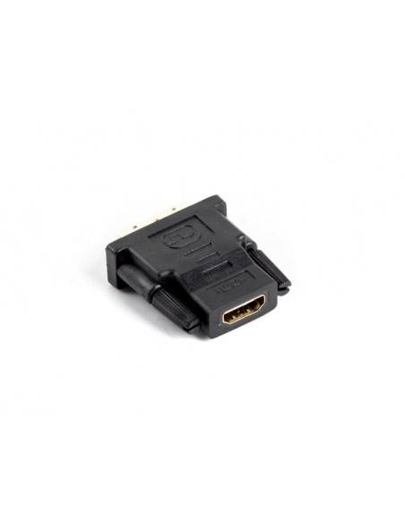 Lanberg AD-0013-BK cambiador de género para cable HDMI DVI-D 18+1 Single Link Negro