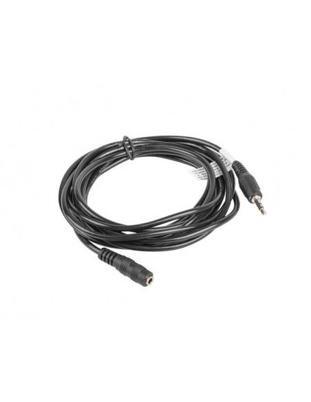 Lanberg CA-MJFJ-10CC-0030-BK cable de audio 3 m 3,5mm Negro