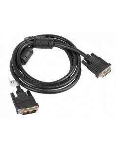 Lanberg CA-DVIS-10CC-0018-BK cable DVI 1,8 m DVI-D Negro