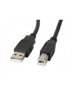 Lanberg CA-USBA-10CC-0018-BK cable USB 1,8 m USB 2.0 USB B Negro