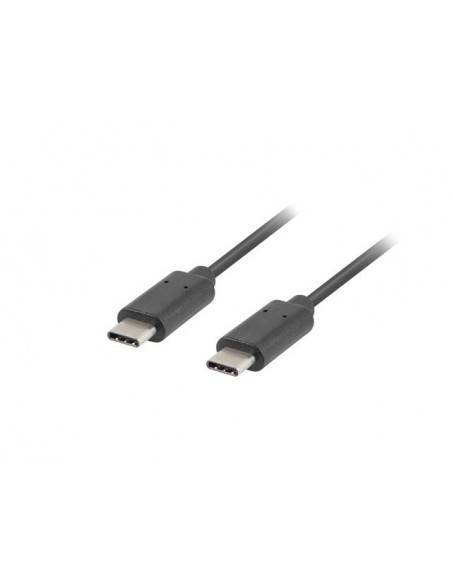 Lanberg CA-CMCM-10CU-0005-BK cable USB 0,5 m USB 2.0 USB C Negro