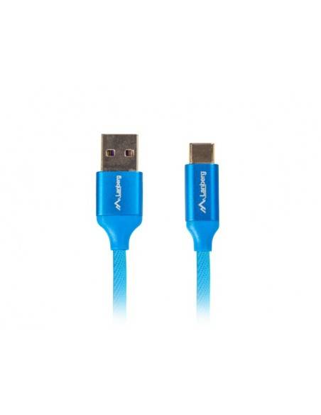 Lanberg CA-USBO-22CU-0005-BL cable USB 0,5 m USB 2.0 USB A USB C Azul