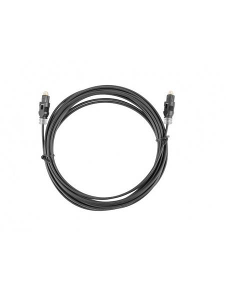 Lanberg CA-TOSL-10CC-0030-BK cable de fibra optica 3 m TOSLINK Negro