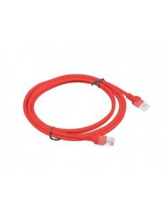 Lanberg PCU6-10CC-0200-R cable de red Rojo 2 m Cat6 U UTP (UTP)