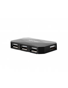 NATEC NHU-0647 hub de interfaz USB 2.0 480 Mbit s Negro