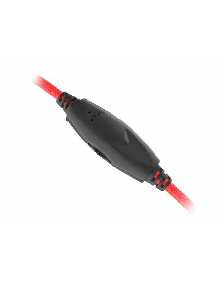 GENESIS Argon 120 Auriculares Diadema Conector de 3,5 mm Negro, Rojo