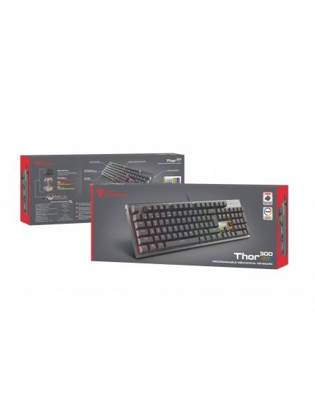 GENESIS Thor 300 RGB teclado USB QWERTY Español Negro