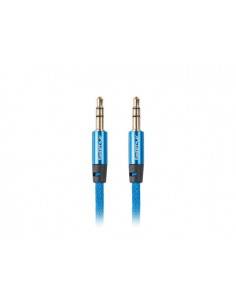 Lanberg CA-MJMJ-10CU-0030-BL cable de audio 3 m 3,5mm Azul