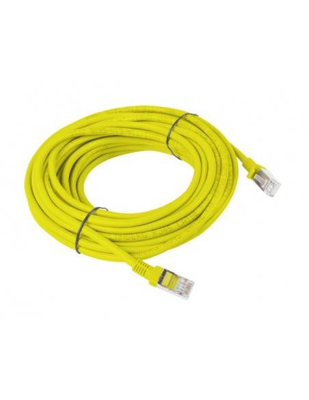 Lanberg PCU6-10CC-1000-Y cable de red Amarillo 10 m Cat6 U UTP (UTP)