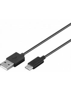 Goobay 45735 cable USB 1 m USB 2.0 USB A USB C Negro