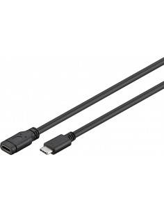 Goobay 45393 cable USB 1 m USB 3.2 Gen 1 (3.1 Gen 1) USB C Negro
