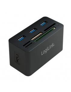 LogiLink CR0042 hub de interfaz USB 3.2 Gen 1 (3.1 Gen 1) Type-A 5000 Mbit s