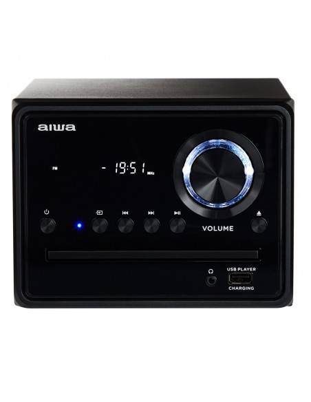 Aiwa MSBTU-300 sistema de audio para el hogar Microcadena de música para uso doméstico 20 W Negro