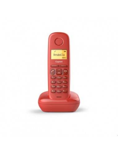 Gigaset A170 Teléfono DECT Rojo