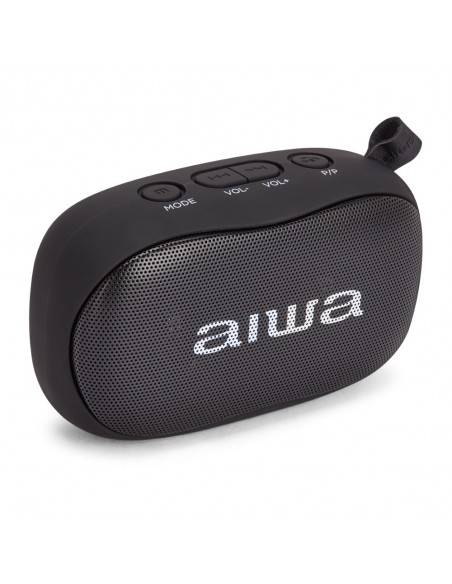 Aiwa BS-110BL Altavoz portátil estéreo Azul, Negro 5 W