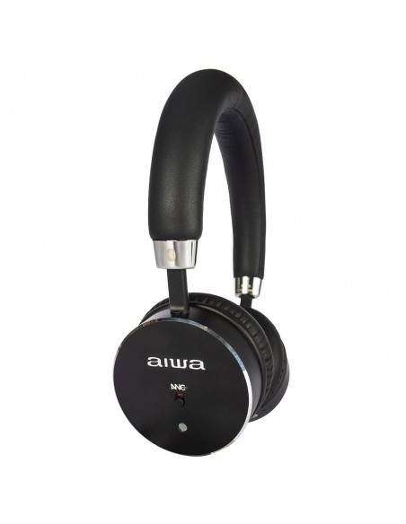 Aiwa HSTBTN-800BK auricular y casco Auriculares Diadema Conector de 3,5 mm Bluetooth Negro