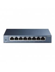 TP-LINK TL-SG108 switch No administrado L2 Gigabit Ethernet (10 100 1000) Negro