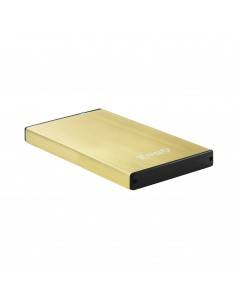 TooQ TQE-2527GD caja para disco duro externo Caja de disco duro (HDD) Negro, Oro 2.5"