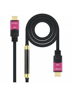 Nanocable 10.15.3730 cable HDMI 30 m HDMI tipo A (Estándar) Negro, Rosa