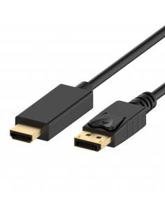 Ewent EC1433 adaptador de cable de vídeo 5 m DisplayPort HDMI tipo A (Estándar) Negro