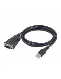 Gembird UAS-DB9M-02 cable de serie Negro 1,5 m USB 2.0