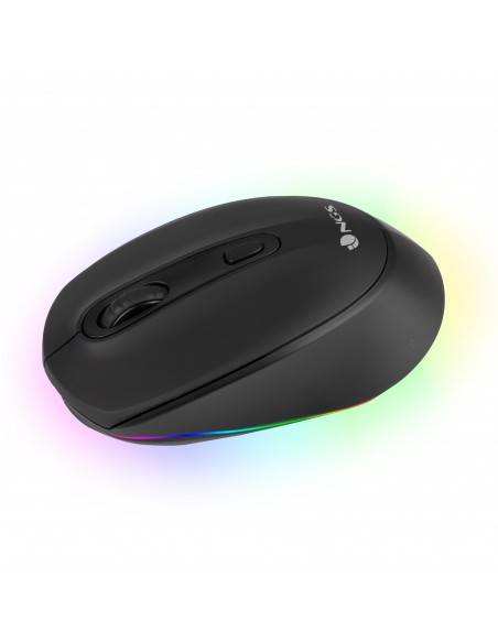 NGS SMOG-RB ratón Ambidextro RF inalámbrica + Bluetooth Óptico 2400 DPI